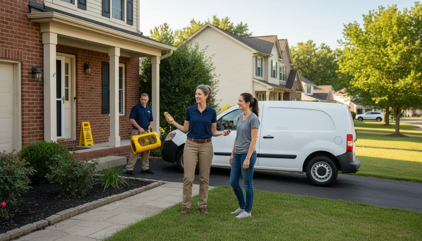 Water restoration image for Emergency Water Removal Services in Isaban, WV